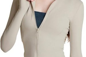 TSLA Women’s Fleece-Lined Cropped Active Jacket – Stretchy Workout & Lifestyle Jacket