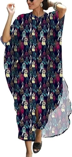 Women’s Summer Beach Cover-Up Top with Pockets – Loose & Comfortable, One Size